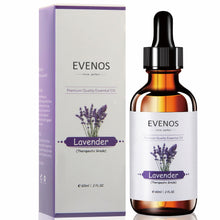 Load image into Gallery viewer, EVENOS Lavender Essential Oil Natural Plant Body Massage Oil Relieves Anxiety Pain Improves Sleep Insomnia