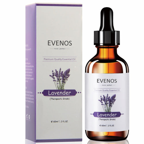 EVENOS Lavender Essential Oil Natural Plant Body Massage Oil Relieves Anxiety Pain Improves Sleep Insomnia