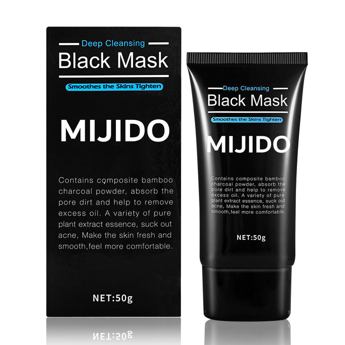 MIJIDO Black Mask Bamboo Charcoal Blackhead Removal Shrink Pores Eliminate Acne