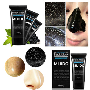 MIJIDO Black Mask Bamboo Charcoal Blackhead Removal Shrink Pores Eliminate Acne