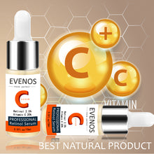 Load image into Gallery viewer, EVENOS Vitamin C Whitening Serum Hyaluronic Acid Face Essence Remover Acne Treatment Fade Dark Spots Anti-wrinkle Anti-Aging