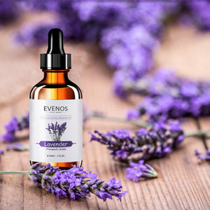 EVENOS Lavender Essential Oil Natural Plant Body Massage Oil Relieves Anxiety Pain Improves Sleep Insomnia