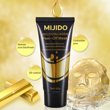 Load image into Gallery viewer, MIJIDO 24K Gold Face Mask Anti-Aging Anti-Wrinkle Shrink Pores Hemorrhoids Removal Blackhead Removal