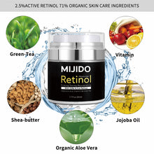 Load image into Gallery viewer, MIJIDO 2.5% Hyaluronic Acid Moisturizing Cream Anti-Aging Wrinkle Vitamin E Collagen Moisturizing Smoothing Whitening